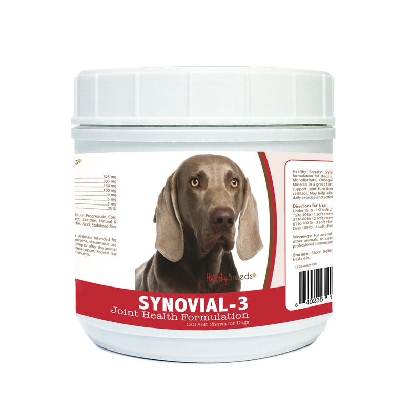 Weimaraner Synovial-3 Joint Health Formulation Soft Chews 120 Count