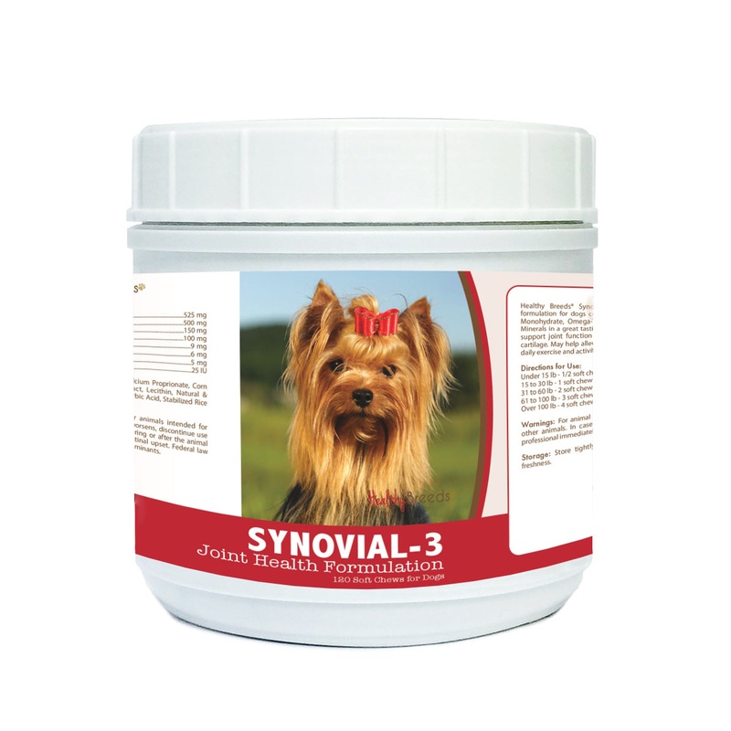 Yorkshire Terrier Synovial-3 Joint Health Formulation Soft Chews 120 Count