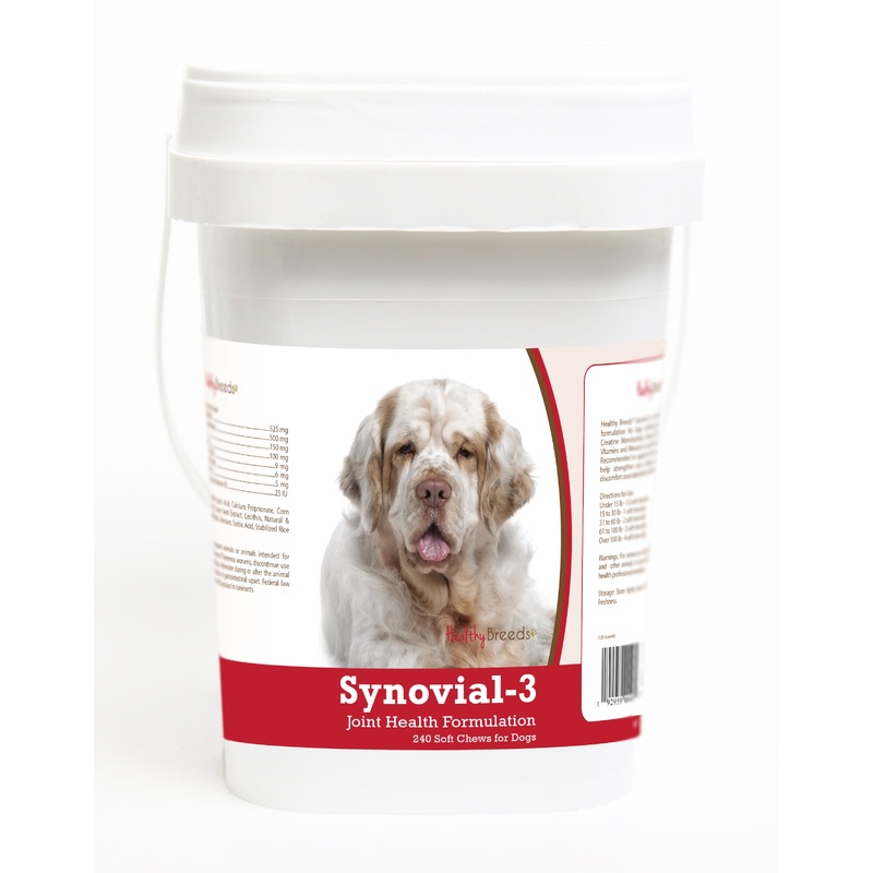 Clumber Spaniel Synovial-3 Joint Health Formulation Soft Chews 240 Count