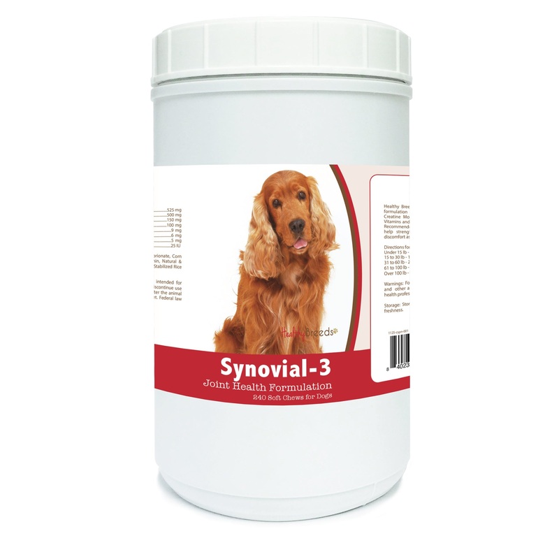Cocker Spaniel Synovial-3 Joint Health Formulation Soft Chews 240 Count