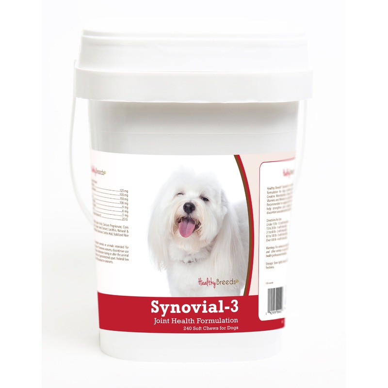Coton de Tulear Synovial-3 Joint Health Formulation Soft Chews 240 Count