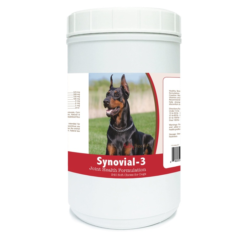 Doberman Pinscher Synovial-3 Joint Health Formulation Soft Chews 240 Count