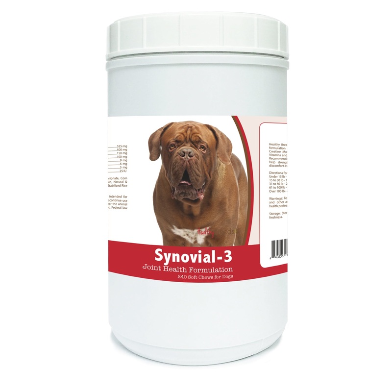 Dogue de Bordeaux Synovial-3 Joint Health Formulation Soft Chews 240 Count