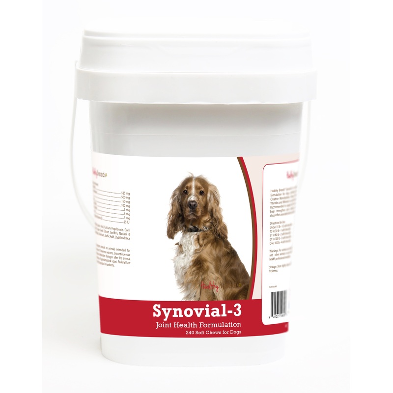 English Cocker Spaniel Synovial-3 Joint Health Formulation Soft Chews 240 Count