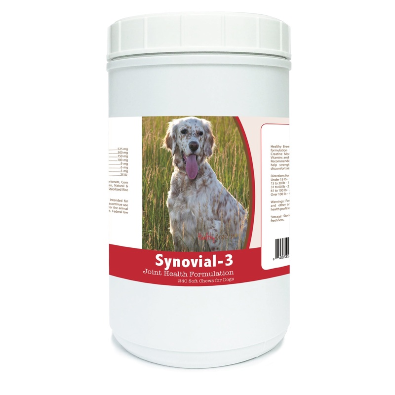 English Setter Synovial-3 Joint Health Formulation Soft Chews 240 Count
