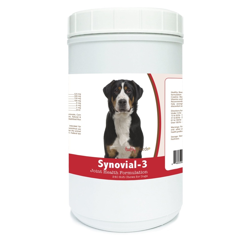 Greater Swiss Mountain Dog Synovial-3 Joint Health Formulation Soft Chews 240 Count