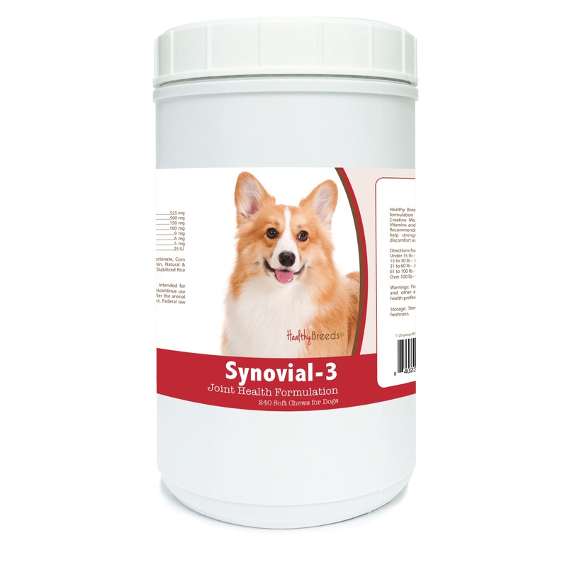 Pembroke Welsh Corgi Synovial-3 Joint Health Formulation Soft Chews 240 Count