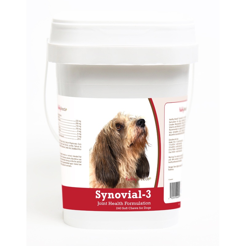 Petits Bassets Griffons Vendeen Synovial-3 Joint Health Formulation Soft Chews 240 Cou