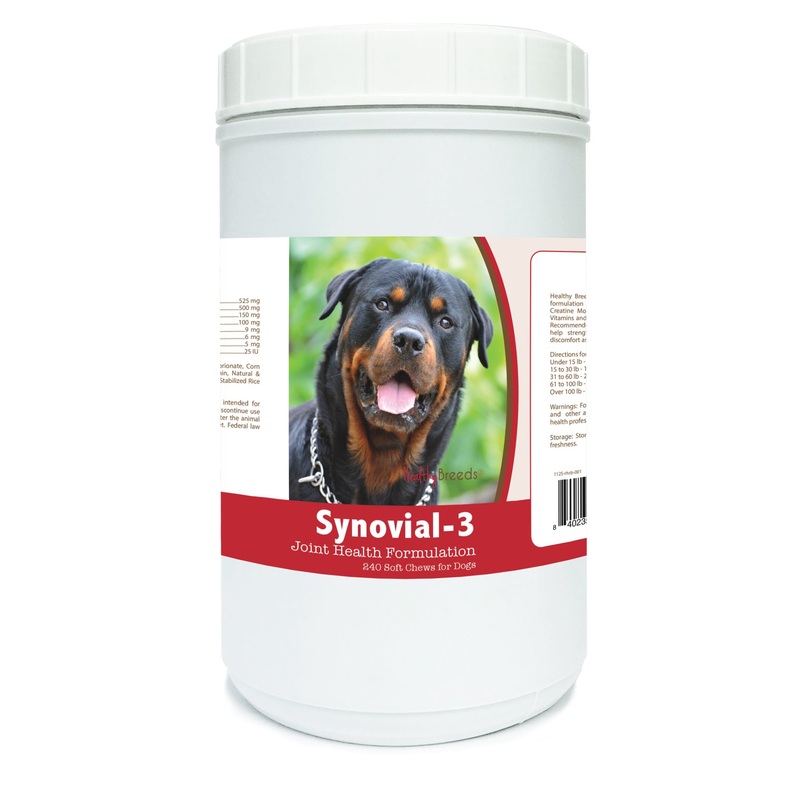 Rottweiler Synovial-3 Joint Health Formulation Soft Chews 240 Count