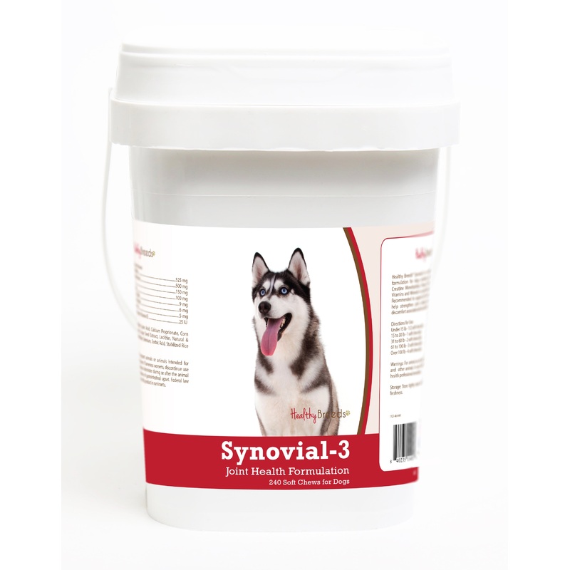 Siberian Husky Synovial-3 Joint Health Formulation Soft Chews 240 Count