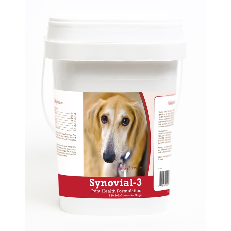 Sloughi Synovial-3 Joint Health Formulation Soft Chews 240 Count