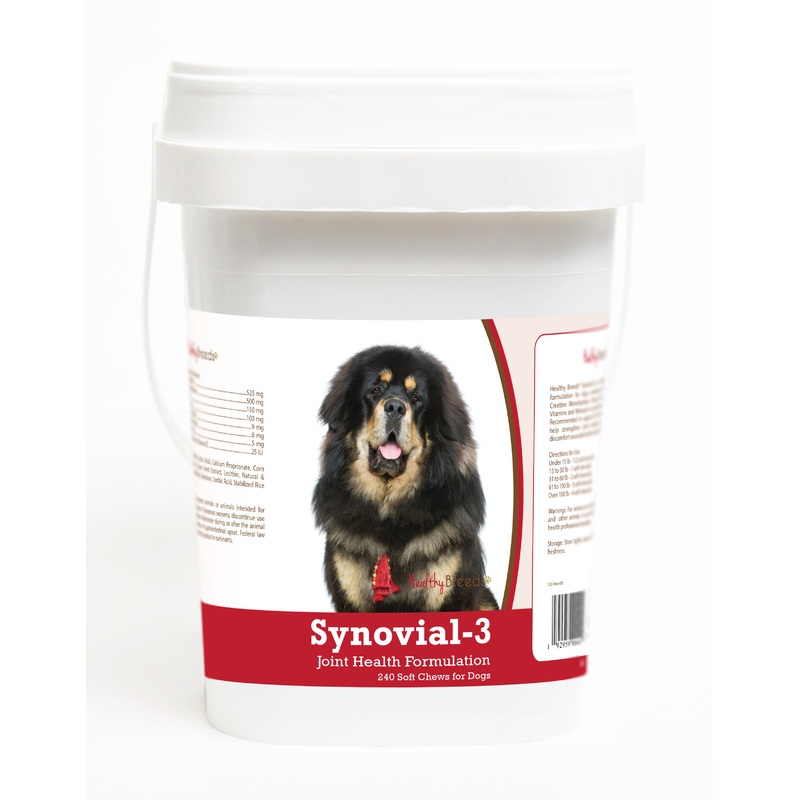 Tibetan Mastiff Synovial-3 Joint Health Formulation Soft Chews 240 Count