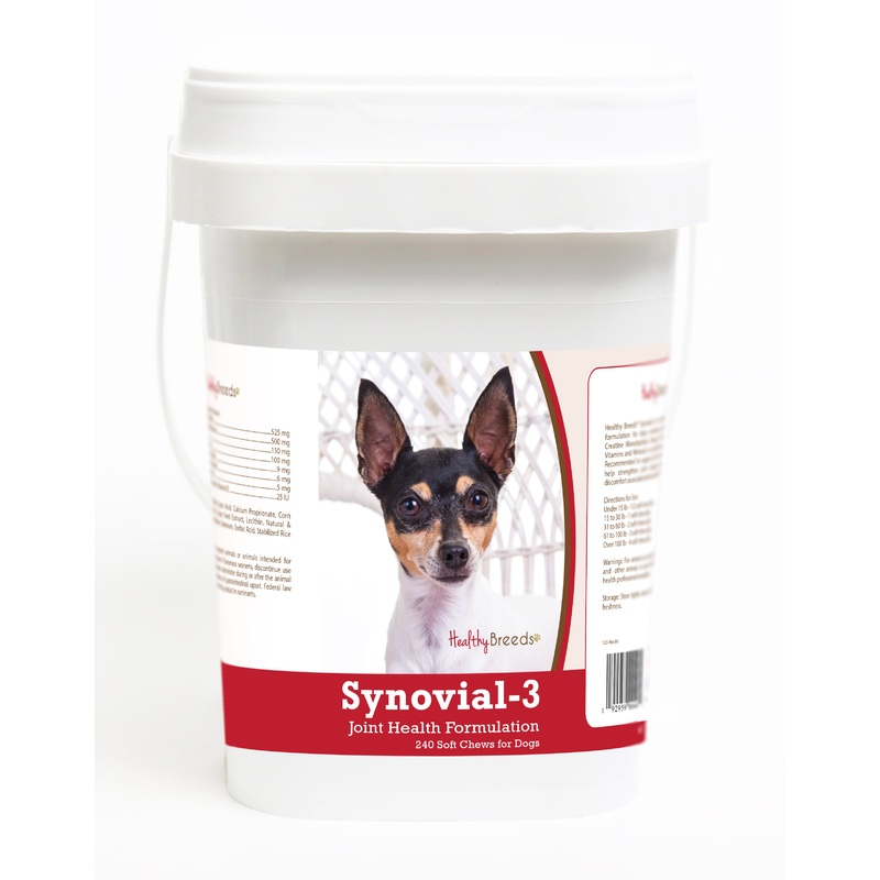 Toy Fox Terrier Synovial-3 Joint Health Formulation Soft Chews 240 Count