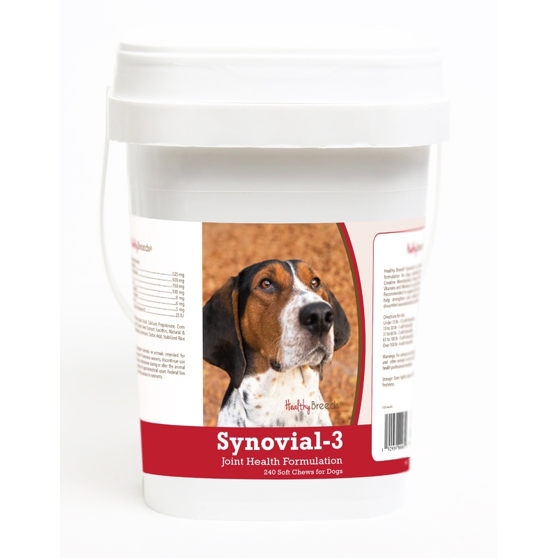 Treeing Walker Coonhound Synovial-3 Joint Health Formulation Soft Chews 240 Count
