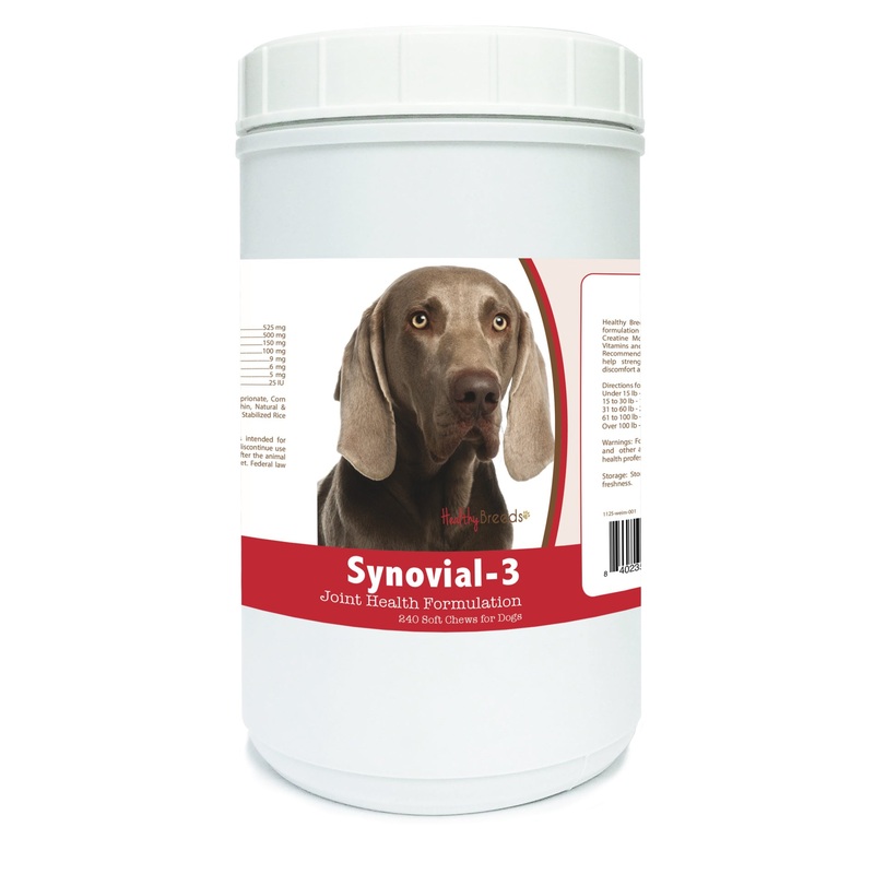 Weimaraner Synovial-3 Joint Health Formulation Soft Chews 240 Count