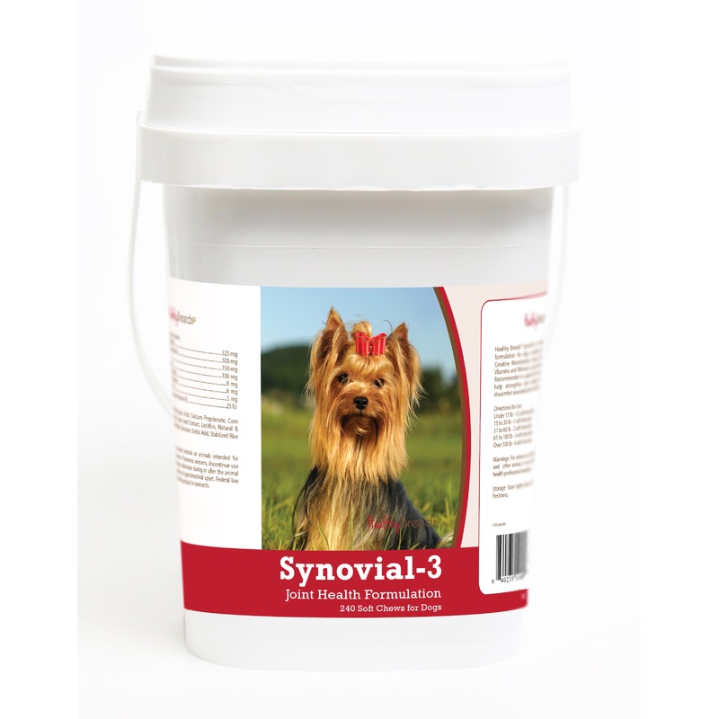 Yorkshire Terrier Synovial-3 Joint Health Formulation Soft Chews 240 Count