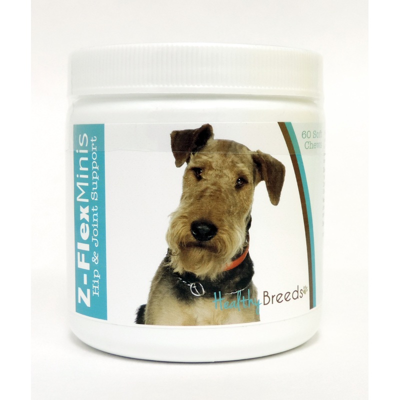 Airedale Terrier Z-Flex Minis Hip and Joint Support Soft Chews 60 Count