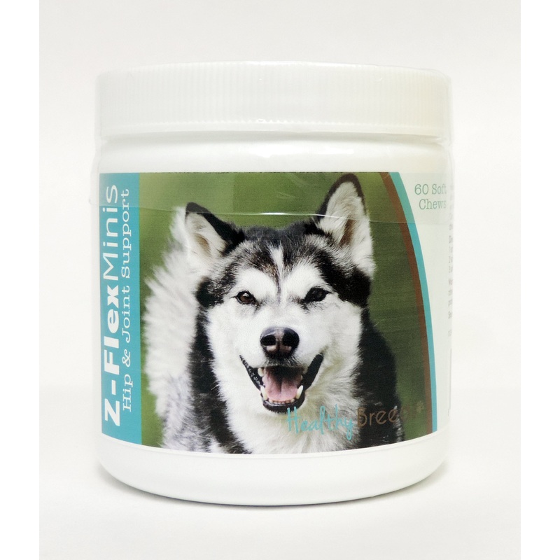 Alaskan Malamute Z-Flex Minis Hip and Joint Support Soft Chews 60 Count