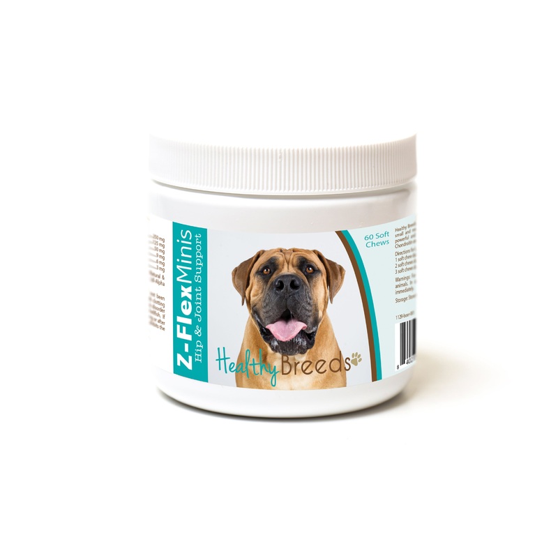Boerboel Z-Flex Minis Hip and Joint Support Soft Chews 60 Count