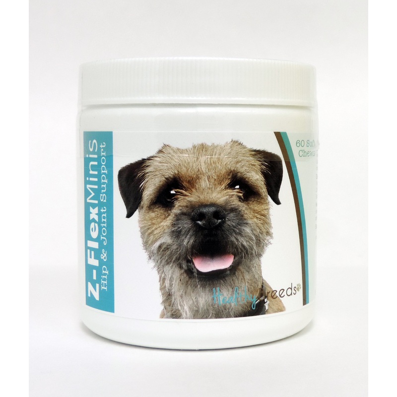 Border Terrier Z-Flex Minis Hip and Joint Support Soft Chews 60 Count
