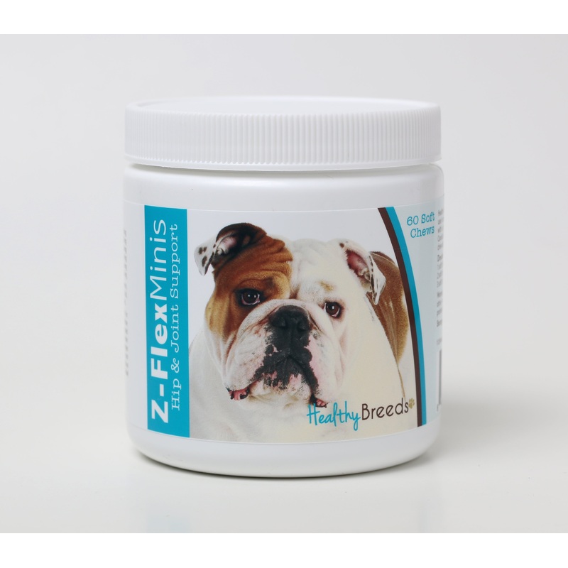 Bulldog Z-Flex Minis Hip and Joint Support Soft Chews 60 Count