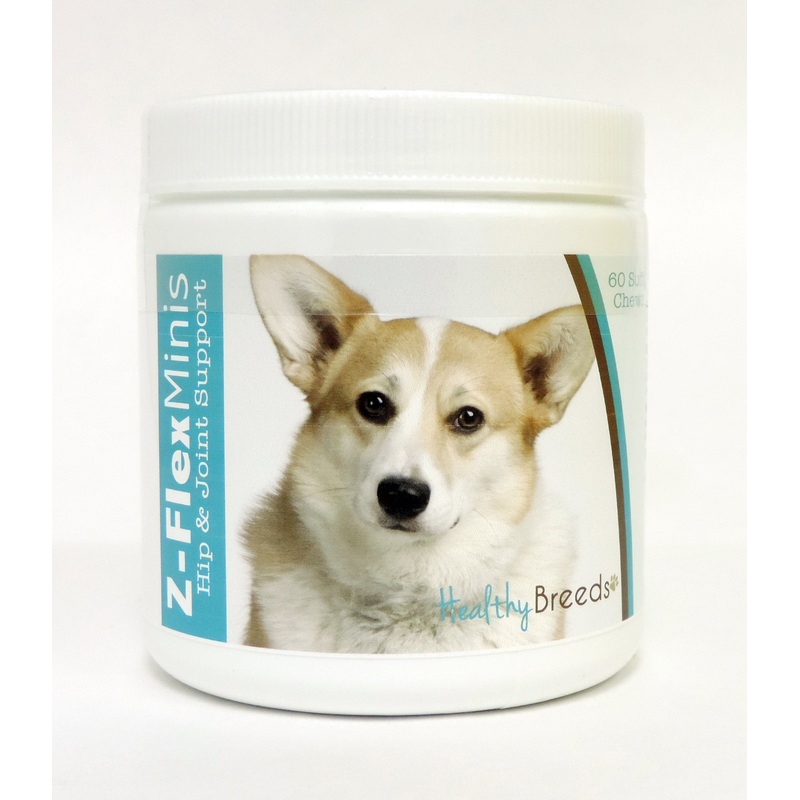 Cardigan Welsh Corgi Z-Flex Minis Hip and Joint Support Soft Chews 60 Count
