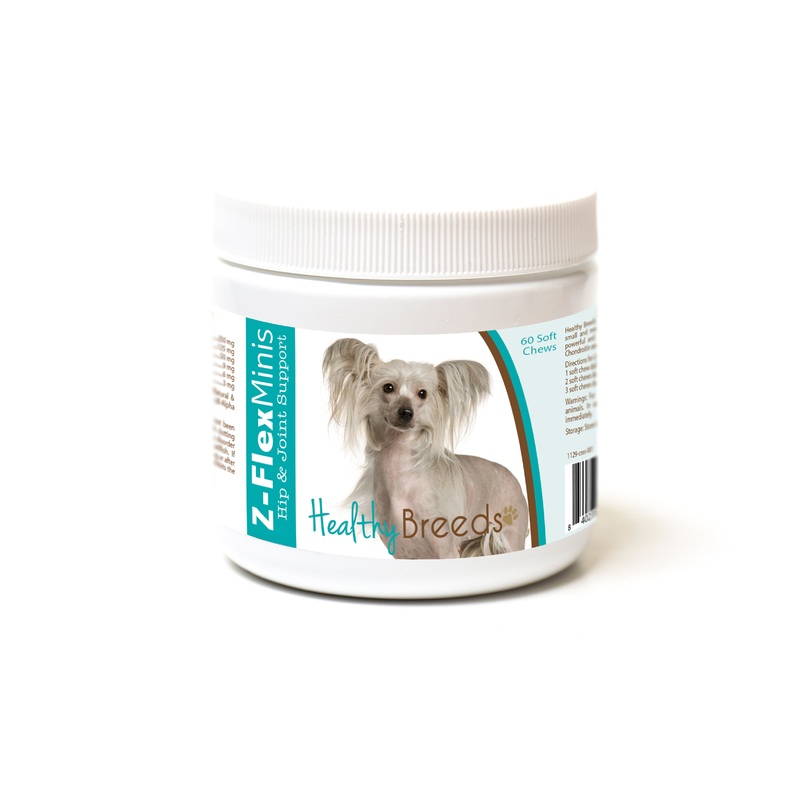 Chinese Crested Z-Flex Minis Hip and Joint Support Soft Chews 60 Count