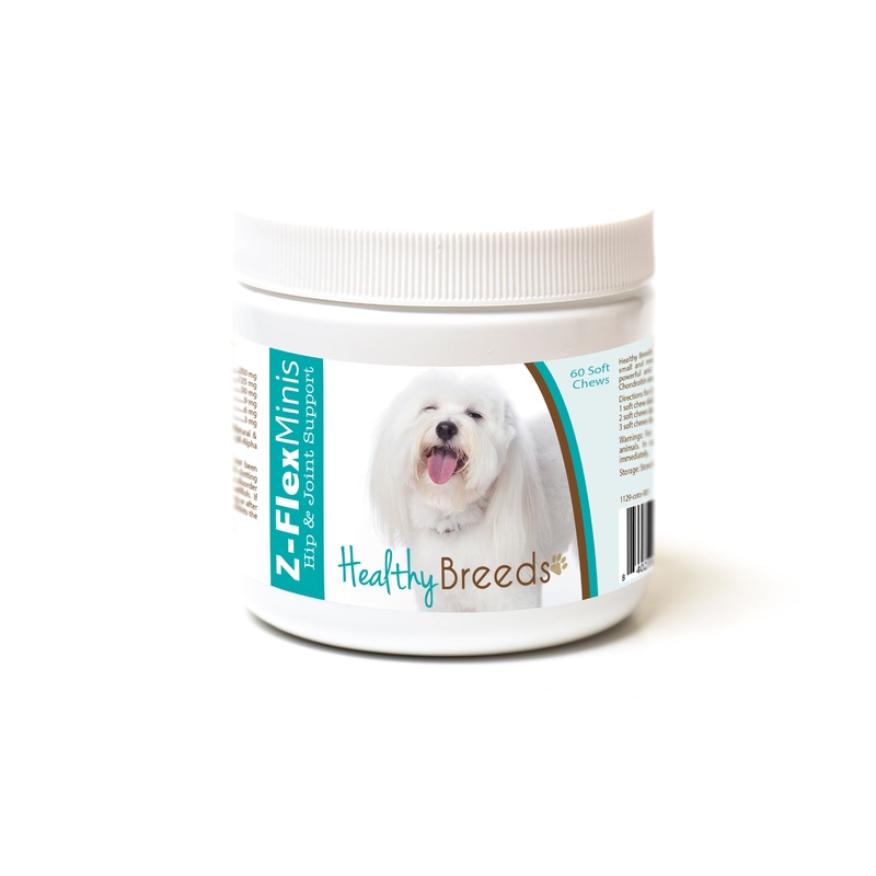 Coton de Tulear Z-Flex Minis Hip and Joint Support Soft Chews 60 Count