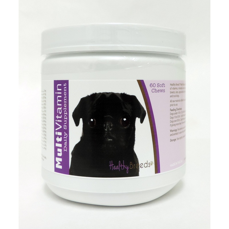 Pug Multi-Vitamin Soft Chews 60 Count