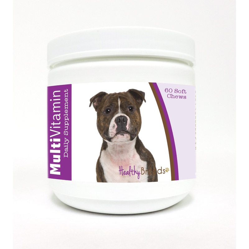 Staffordshire Bull Terrier Multi-Vitamin Soft Chews 60 Count