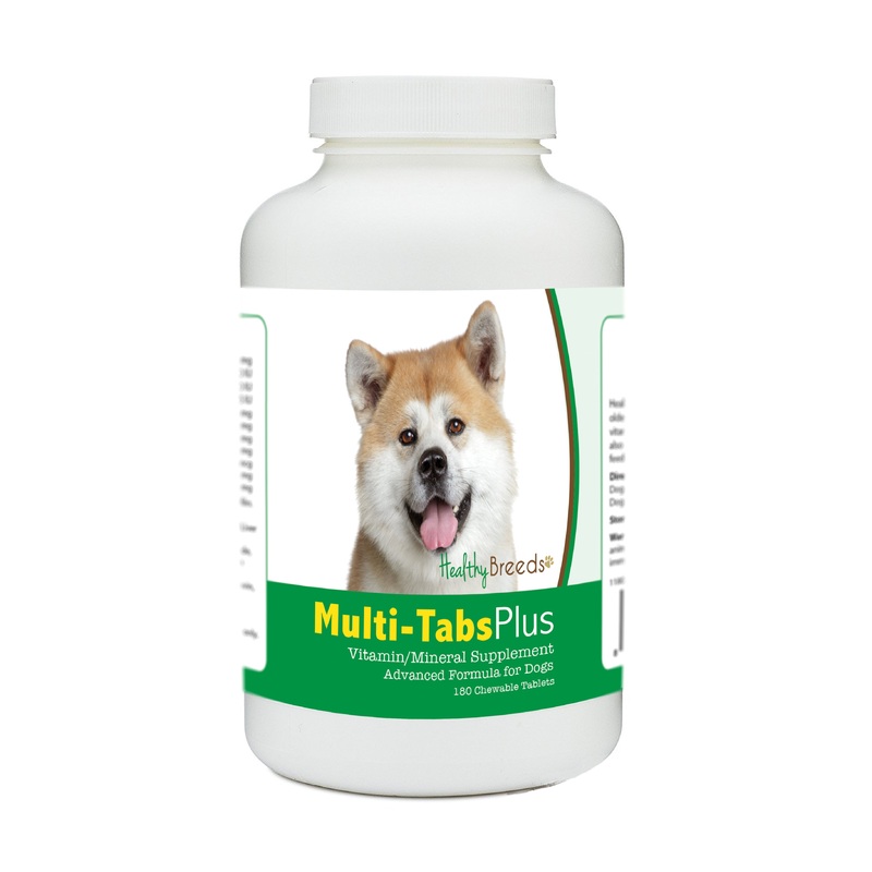 Akita Multi-Tabs Plus Chewable Tablets 180 Count
