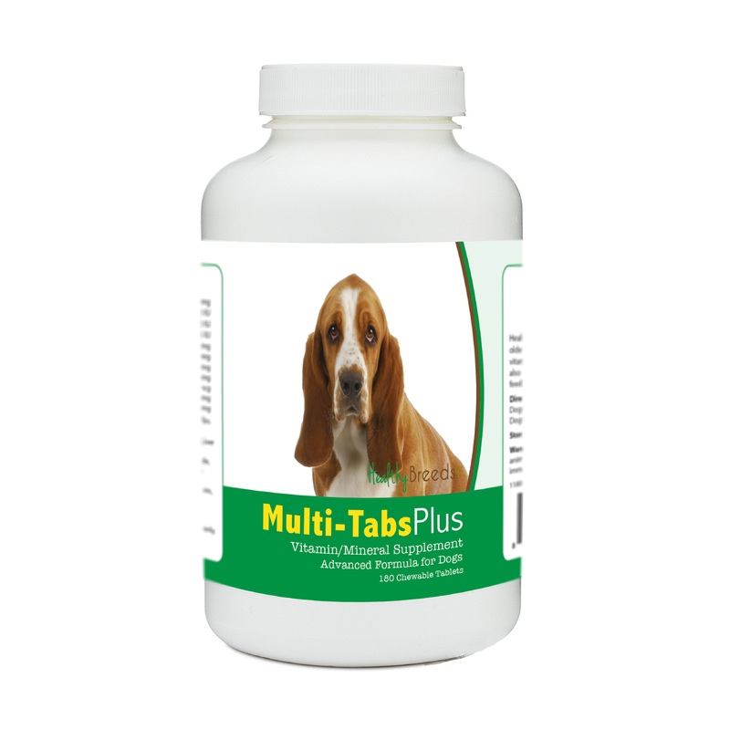 Basset Hound Multi-Tabs Plus Chewable Tablets 180 Count