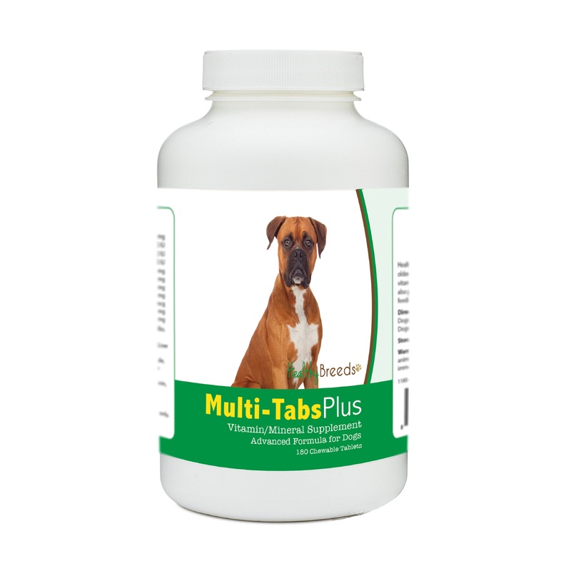Boxer Multi-Tabs Plus Chewable Tablets 180 Count