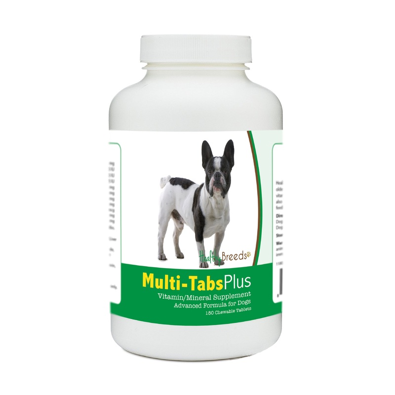 French Bulldog Multi-Tabs Plus Chewable Tablets 180 Count