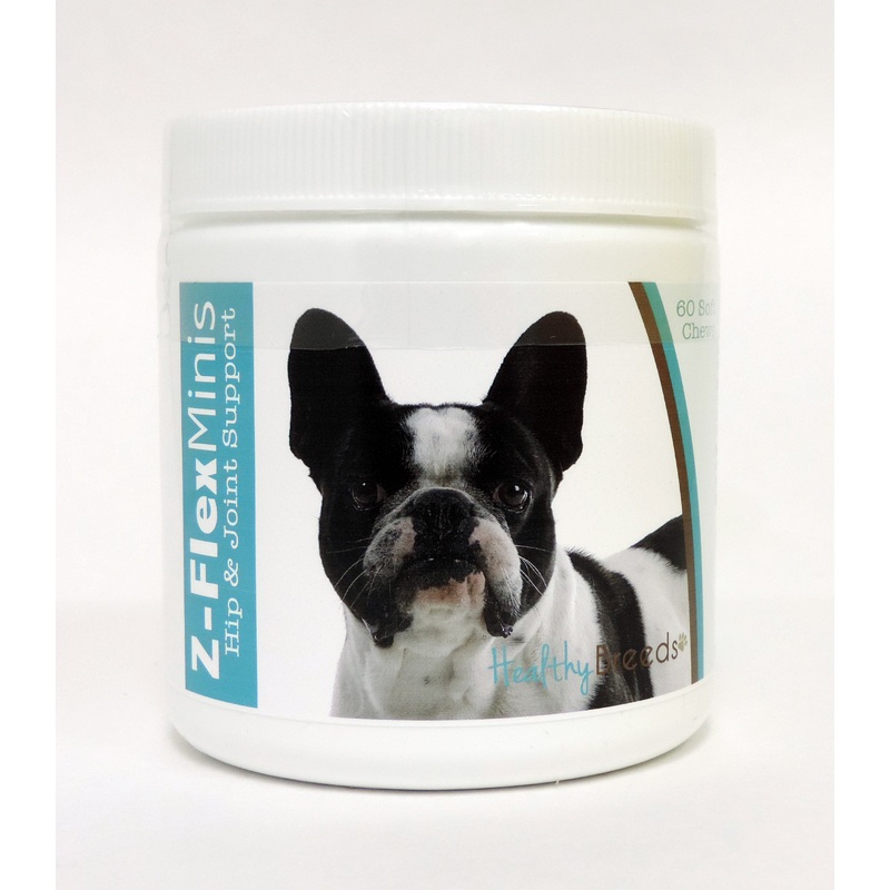 French Bulldog Z-Flex Minis Hip and Joint Support Soft Chews 60 Count