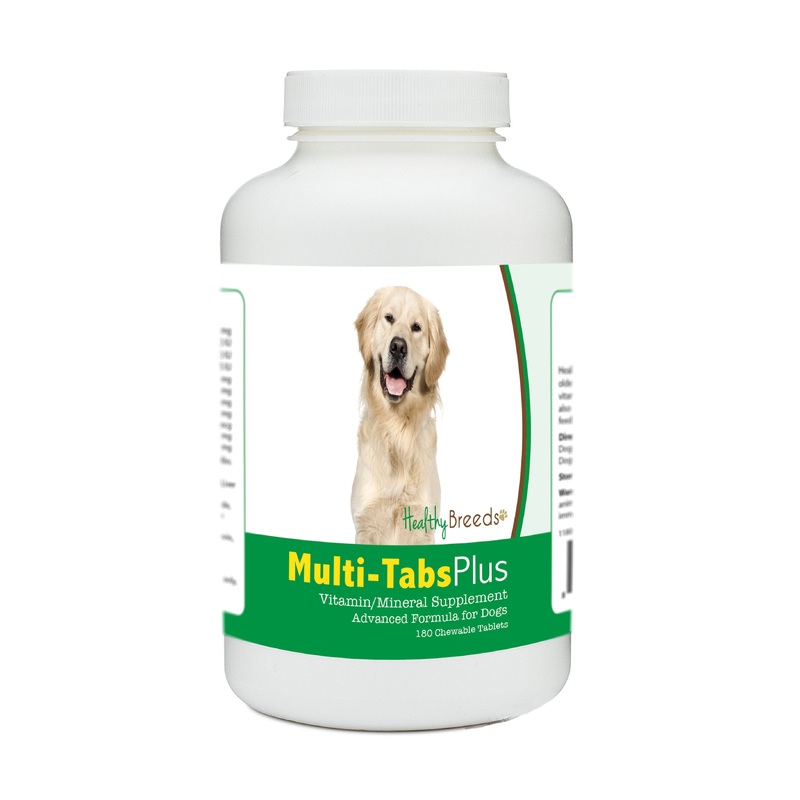 Golden Retriever Multi-Tabs Plus Chewable Tablets 180 Count
