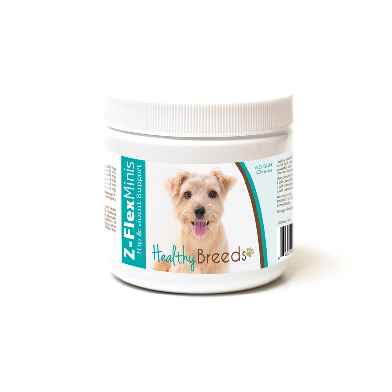 Norfolk Terrier Z-Flex Minis Hip and Joint Support Soft Chews 60 Count