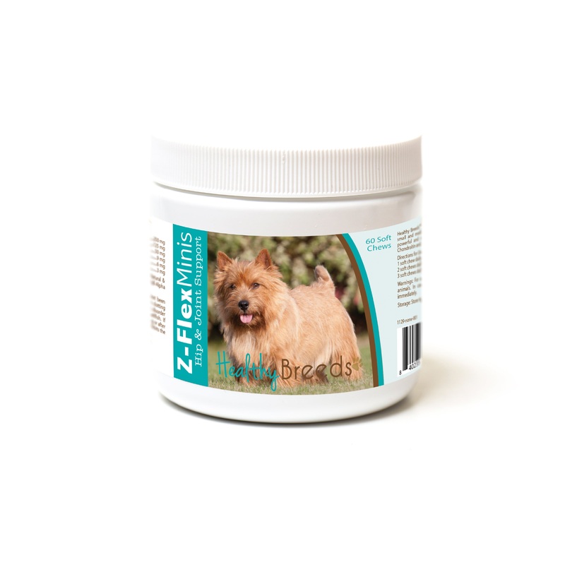 Norwich Terrier Z-Flex Minis Hip and Joint Support Soft Chews 60 Count