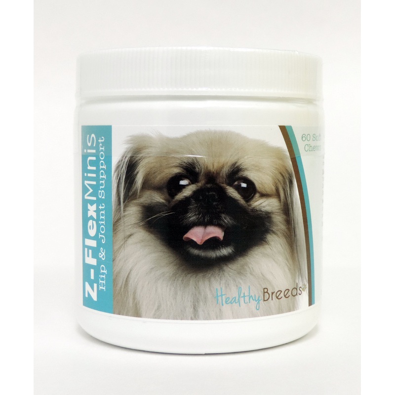 Pekingese Z-Flex Minis Hip and Joint Support Soft Chews 60 Count