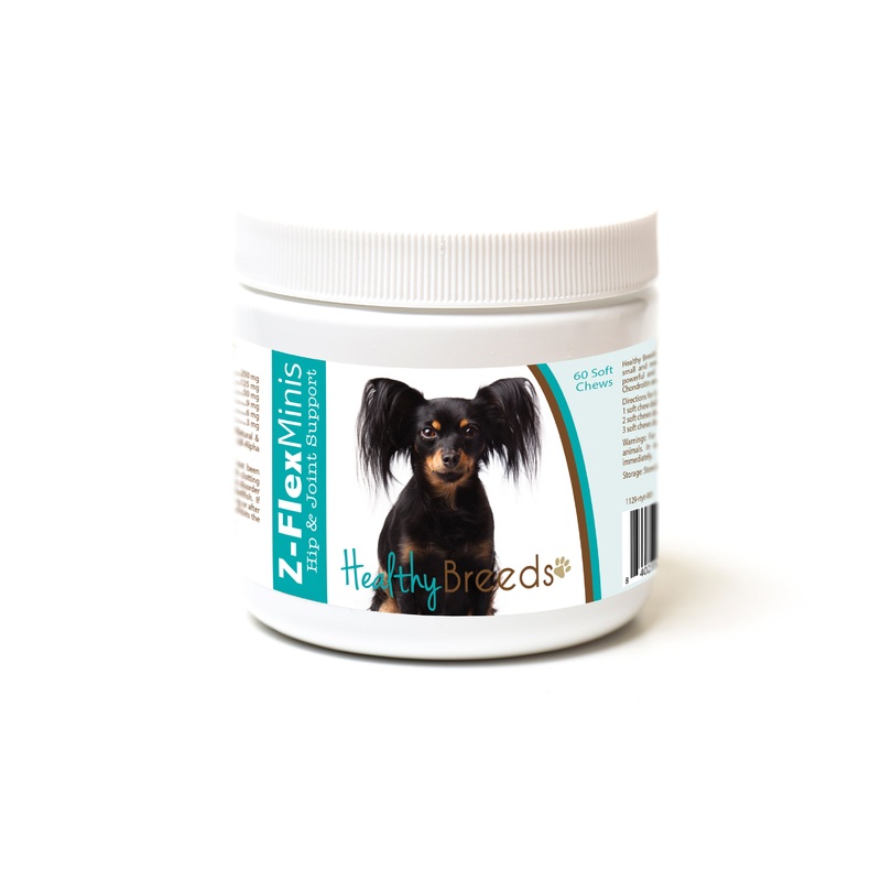 Russian Toy Terrier Z-Flex Minis Hip and Joint Support Soft Chews 60 Count