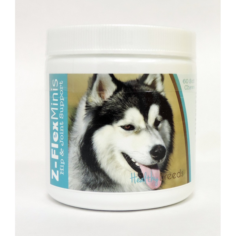 Siberian Husky Z-Flex Minis Hip and Joint Support Soft Chews 60 Count