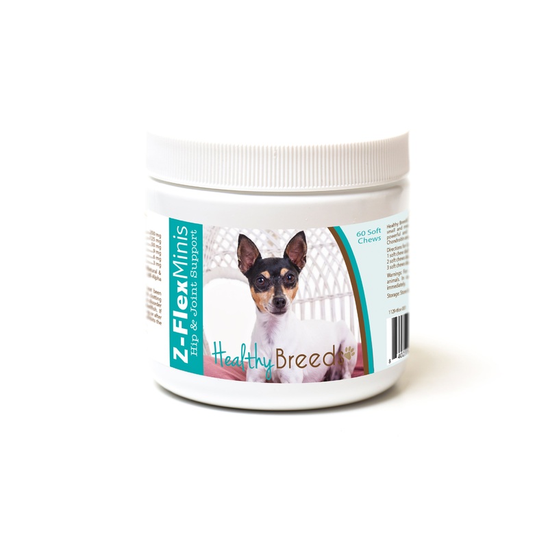 Toy Fox Terrier Z-Flex Minis Hip and Joint Support Soft Chews 60 Count