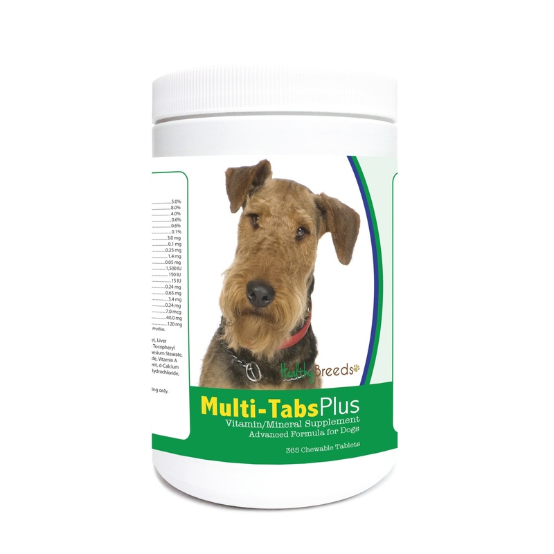 Airedale Terrier Multi-Tabs Plus Chewable Tablets 365 Count