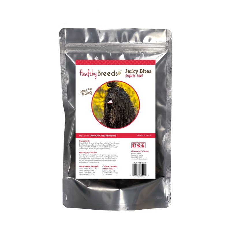Bergamasco Jerky Bites Beef Recipe Dog Treats 5 oz