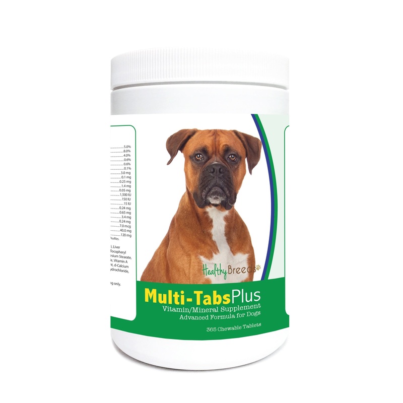 Boxer Multi-Tabs Plus Chewable Tablets 365 Count