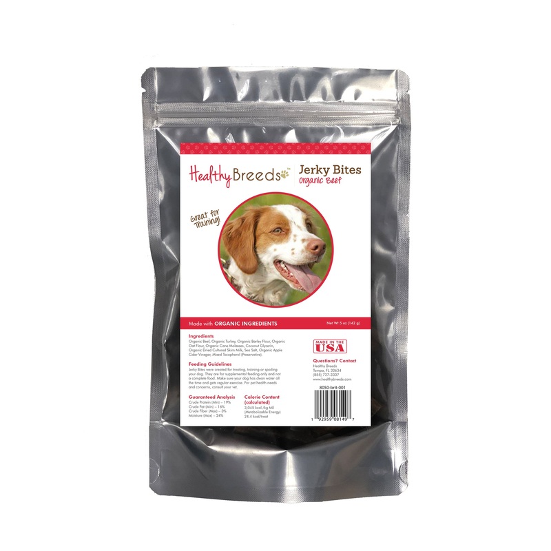 Brittany Jerky Bites Beef Recipe Dog Treats 5 oz