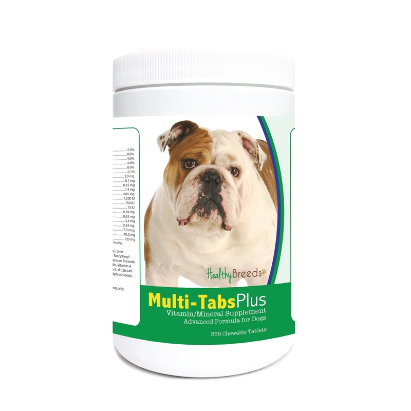 Bulldog Multi-Tabs Plus Chewable Tablets 365 Count