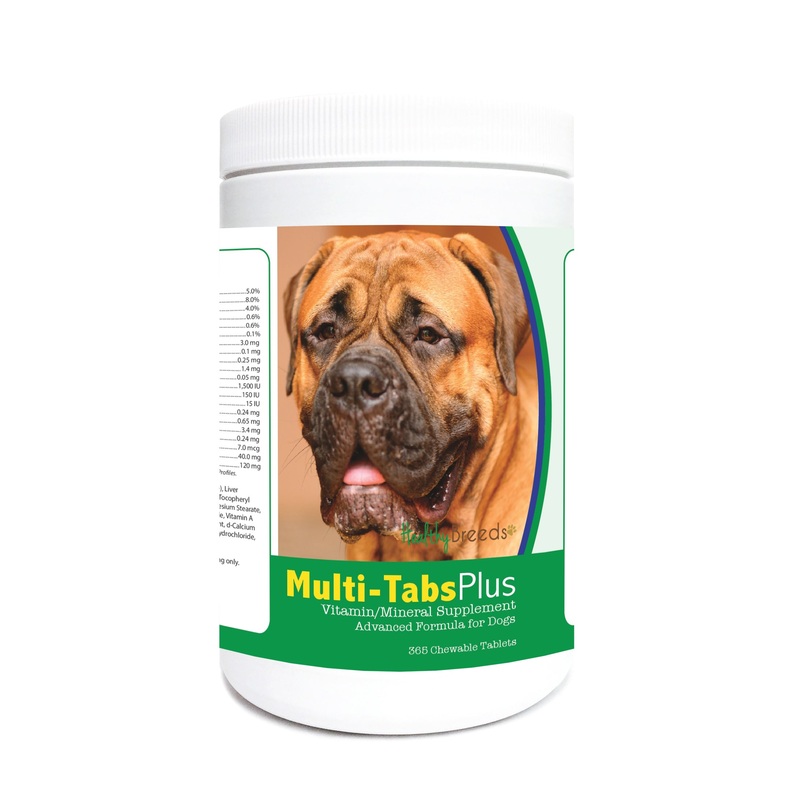 Bullmastiff Multi-Tabs Plus Chewable Tablets 365 Count