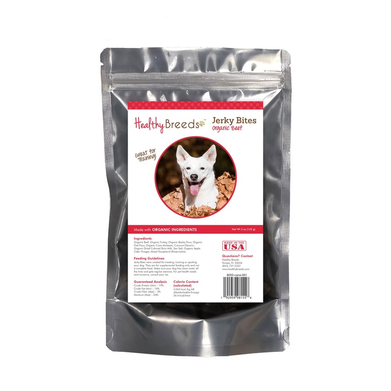 Canaan Dog Jerky Bites Beef Recipe Dog Treats 5 oz