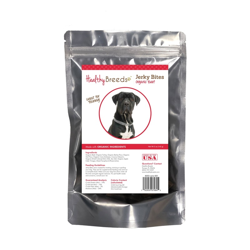 Cane Corso Jerky Bites Beef Recipe Dog Treats 5 oz